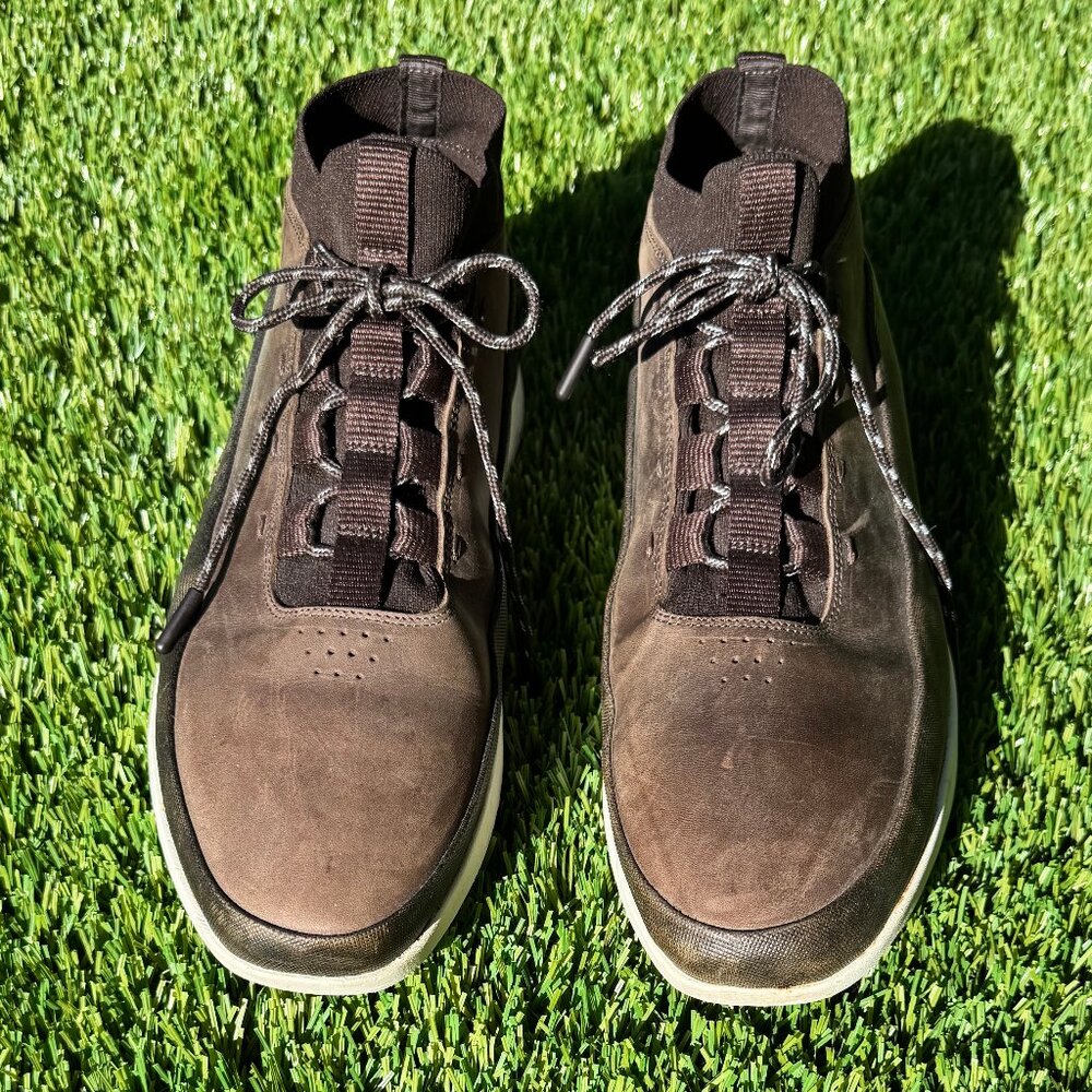 Wolf & Shepherd Men's Crossover Mid WTZ - Size 11.5 - Brown/Whit - Dress Sneaker